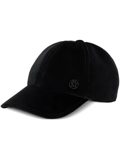 Maison Michel Tiger Baseballkappe In Schwarz