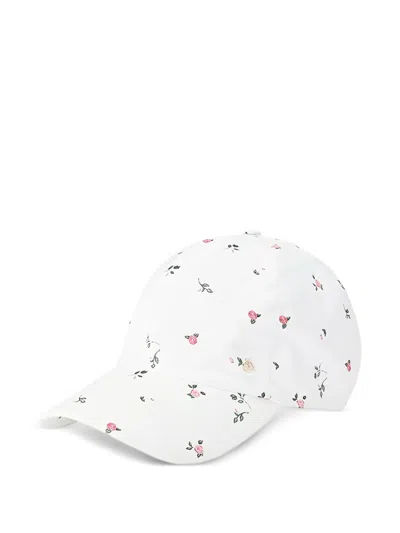 Maison Michel Tiger Cap In White
