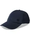 Maison Michel Tiger Cotton Logo-plaque Cap In Blue