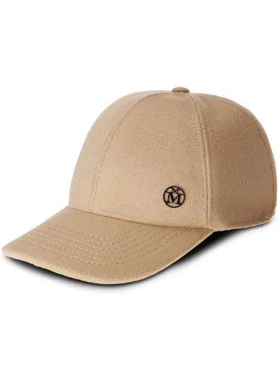 Maison Michel Baseballkappe Mit Tiger-logo In Neutrals