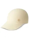 Maison Michel Tiger Wool Logo-plaque Cap In Neutrals