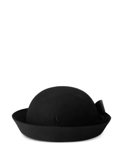 Maison Michel Tim Bow-detail Hat In Black