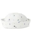 Maison Michel Trey Floral-print Cotton Hat In White