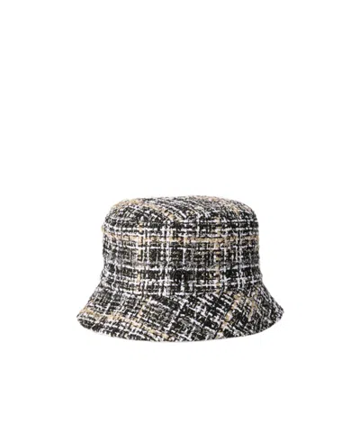 MAISON MICHEL TWEED BUCKET HAT