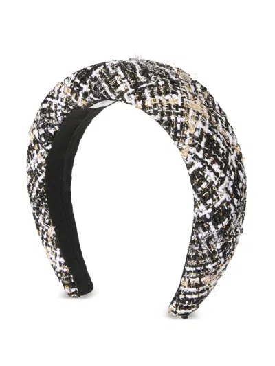 Maison Michel Tweed Headband In Black