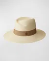 Maison Michel Virginie Cuenca Straw Panama Hat In Beige