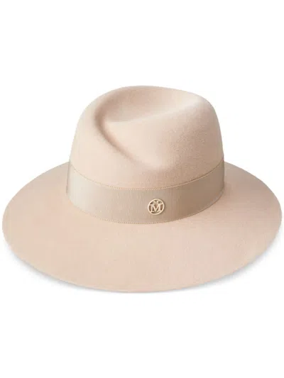 Maison Michel Virginie Fedora Hat In Pink