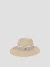 Maison Michel Virginie Mini Straw Hat In Pattern