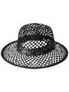 Maison Michel Virginie Sequin-detail Fedora Hat In Black