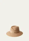 Maison Michel Virginie Water-resistant Wool Felt Hat In Camel