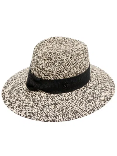 Maison Michel Virginie Wide-brim Hat In Neutrals