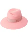 Maison Michel Virginie Wool-felt Fedora Hat In Pink