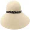 Maison Michel Visor Hat In Beige Wool In Beige
