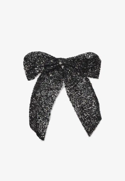 MAISON MICHEL WENDY BOW-SHAPED HAIR CLIP