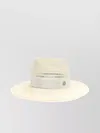 Maison Michel Wide Brim Woven Design Hat