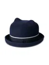 Maison Michel Winnie Felted Wool Hat In Blue