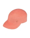 Maison Michel Tiger Interwoven Cap In Red
