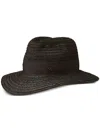 Maison Michel Virginie Straw Fedora Hat In Brown