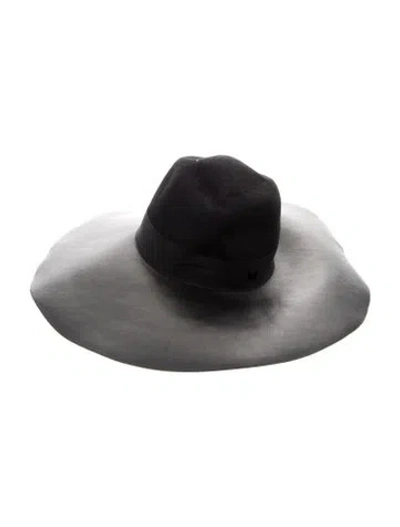 Pre-owned Maison Michel Wool Fedora Hat In Black