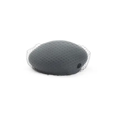 Maison Michel Wool Felt Beret In Gray