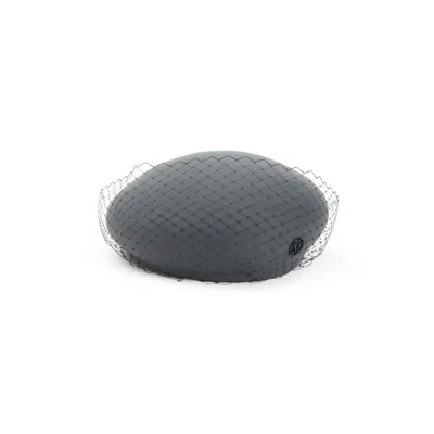 Maison Michel Wool Felt Beret In Gray
