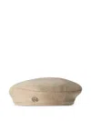 Maison Michel Wool Hat In Neutral