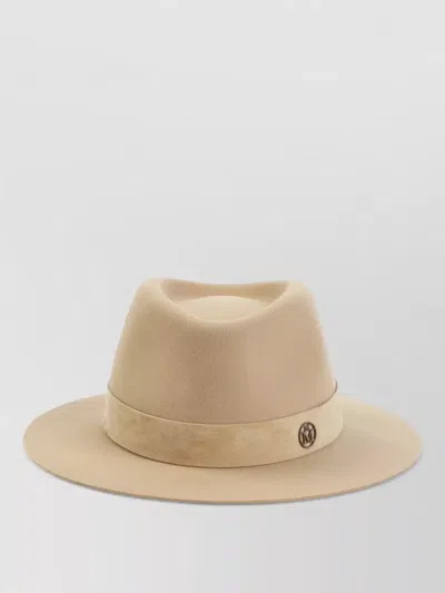 Maison Michel Wool Headband In Brown