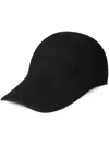 Maison Michel Wool Logo-plaque Cap In Black
