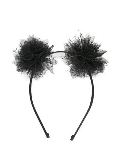 Maison Michel Yosh Headband In Black