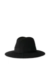 Maison Michel Zango Cashmere Fedora Hat In Black
