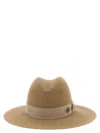 Maison Michel Wide Brim Hat Ribbon Band In Neutral