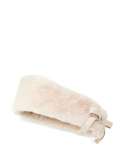 Maison Michel Zaza Bow-detailed Hat In Neutral