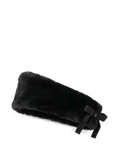 Maison Michel Zaza Bow Hat In Black
