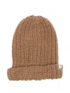 Maison Mihara Bedwin Huge Beanie In Brown