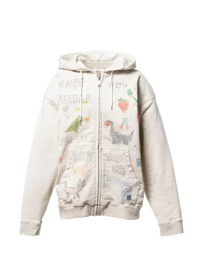 Maison Mihara Kids Doodle Parka In Multi