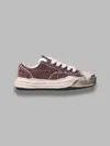 Maison-mihara-yasuhiro Hank /original Sun Bleaching And Washing Textile Low-top