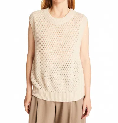 Maison Montagut Raven Wool And Cashmere Sweater In Ecru In Neutral