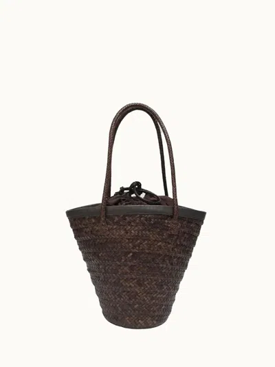 Maison N.h Paris Women's Maya Leather Tote Bag In Umber In Multi