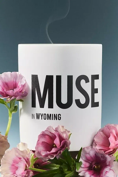 Maison Nomad Noé Floral Muse Boxed Porcelain Candle In White