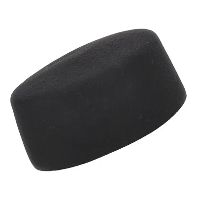 Maison Ola 'le Pillbox' Hat In Black