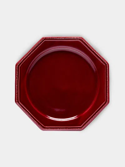 Maison Pichon Uzès Louis Xvi Hand-glazed Ceramic Dinner Plates (set Of 4)  Abask Gift Set