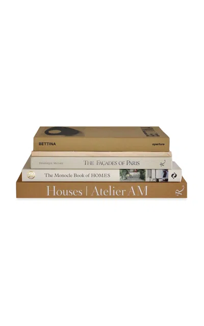 Maison Plage The Beige Book Stack In Neutral