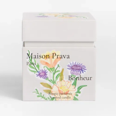 Maison Prava Bonheur Scented Candle In Transparent