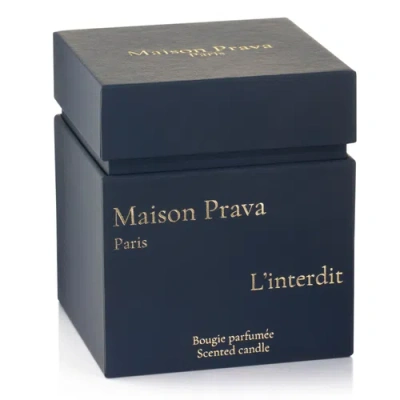 Maison Prava L'interdit Scented Candle In Blue
