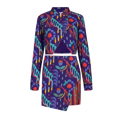 Maison Qala Purple Dinner With Strangers Set