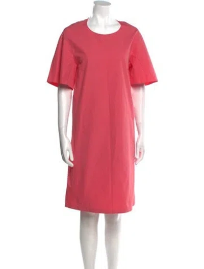Pre-owned Maison Rabih Kayrouz Crew Neck Knee-length Dress In Pink