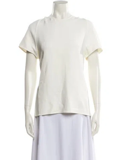 Pre-owned Maison Rabih Kayrouz Crew Neck Short Sleeve T-shirt In Neutral