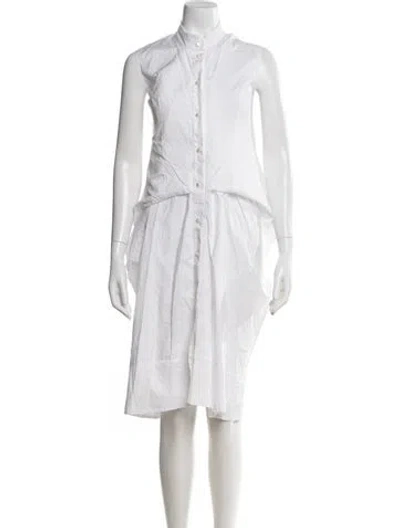 Pre-owned Maison Rabih Kayrouz Knee-length Dress In Neutral