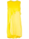 Maison Rabih Kayrouz Layered Panel Dress In Yellow