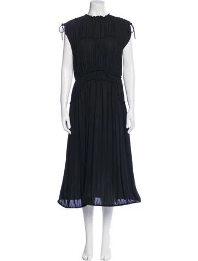 Pre-owned Maison Rabih Kayrouz Mock Neck Long Dress In Multi